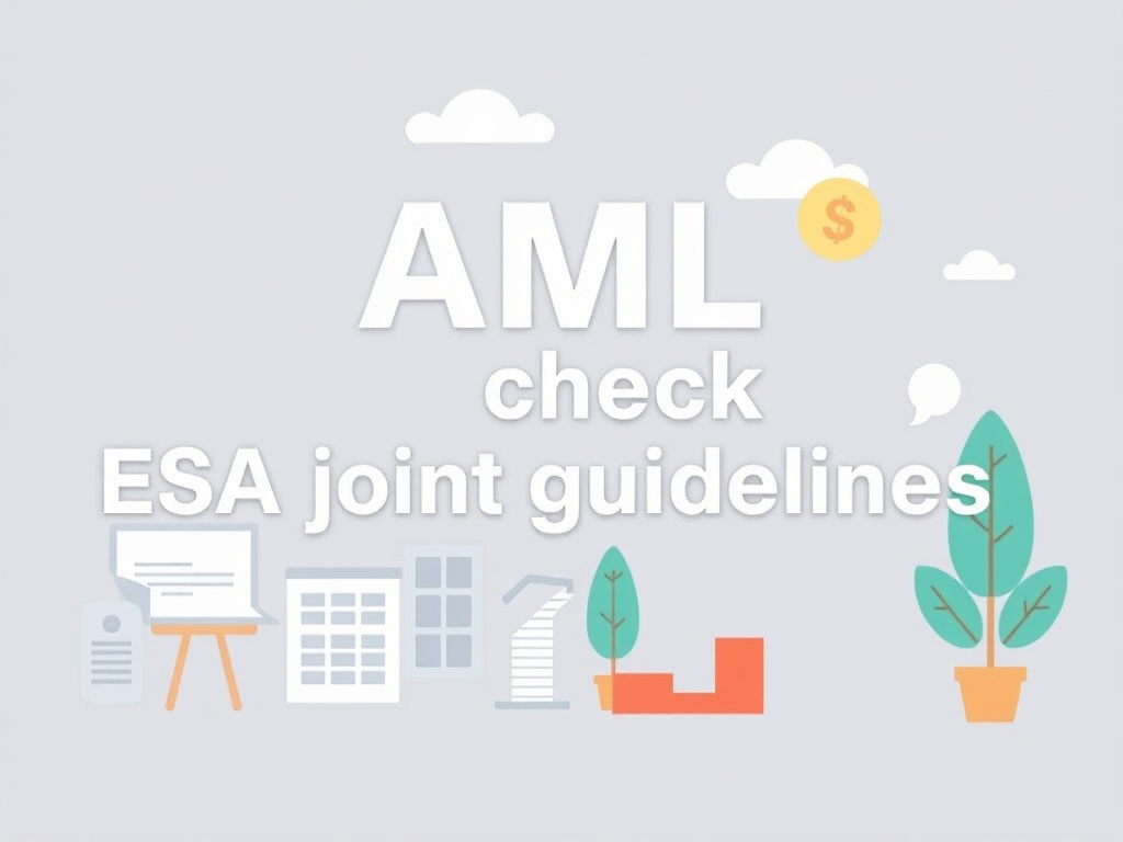 Understanding AML Check ESA Joint Guidelines: A Comprehensive Guide for Financial Institutions